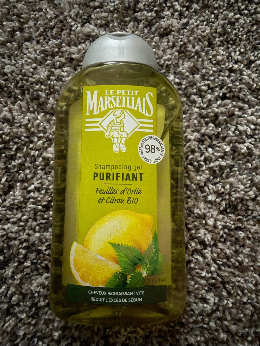 Le Petit Marseillais Purifiant Shampooing Gel - Lemon & Nettle - Yellow